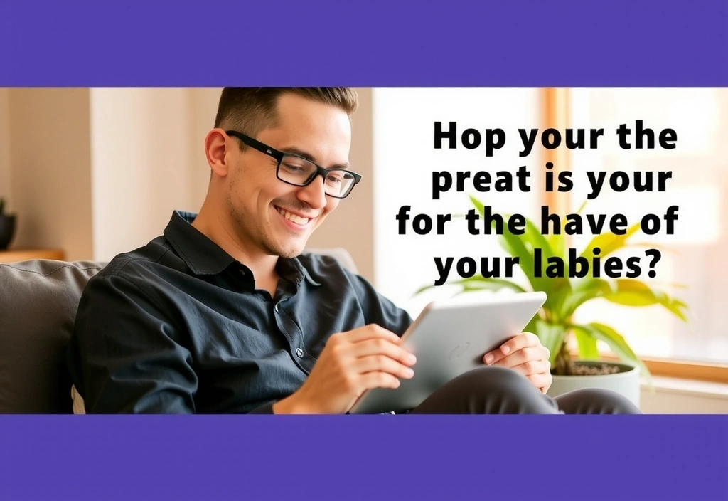 Osoba czytająca bloga