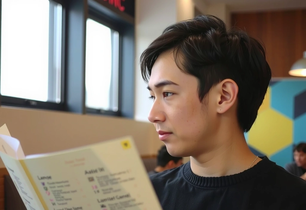 Osoba zastanawiająca się nad wyborem